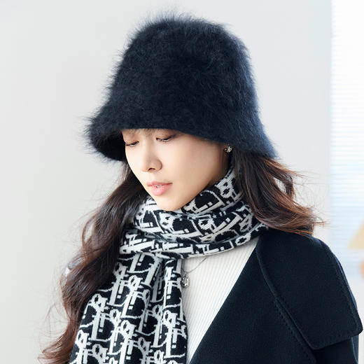 火桐hooton 纯山羊绒拉绒针织帽82614 商品图0