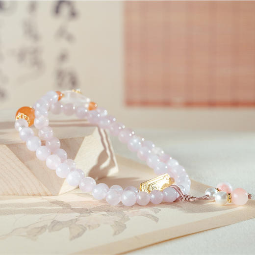 桃花令-紫锂辉手串（双圈款） 商品图3