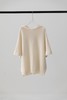 纯羊绒廓形连帽八分袖长罩衫 商品缩略图5