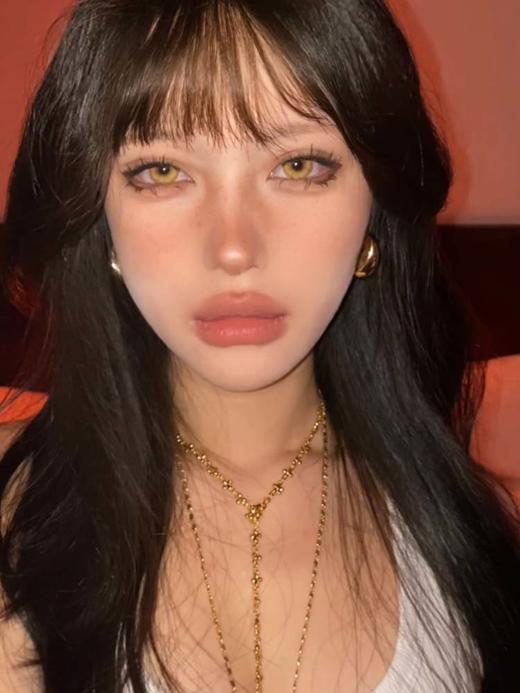 puppbuli 半年抛美瞳 封尘雪影 直径14.2mm着色13.6mm 商品图5