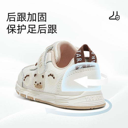 泰兰尼斯265运动鞋春季新款宝宝学步鞋男宝女宝软底透气技能鞋子 T01T5A6148 商品图3