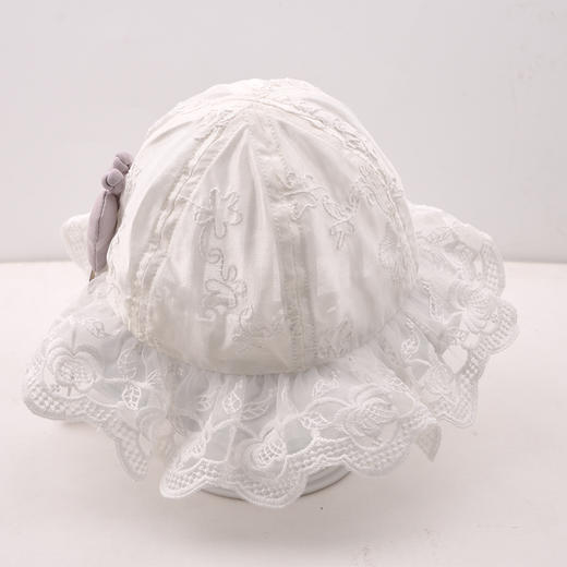 棉果果专柜同款春夏女童蕾丝公主帽M224400400090 商品图5