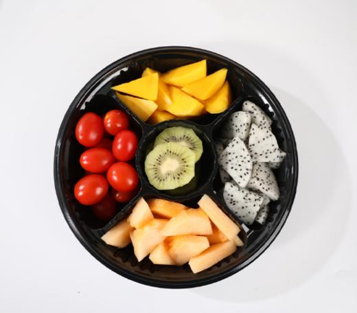 赠品【炫彩元气果盘-中盒】不单独配送，仅和蛋糕一起配送。鲜切水果，1盒约720g（广州） 商品图0