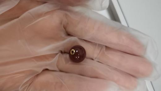 CKK142100	爱迪尔 【鸿运当头】18K金吊坠项链百搭锁骨链玛瑙珠路路通套链女 商品图2