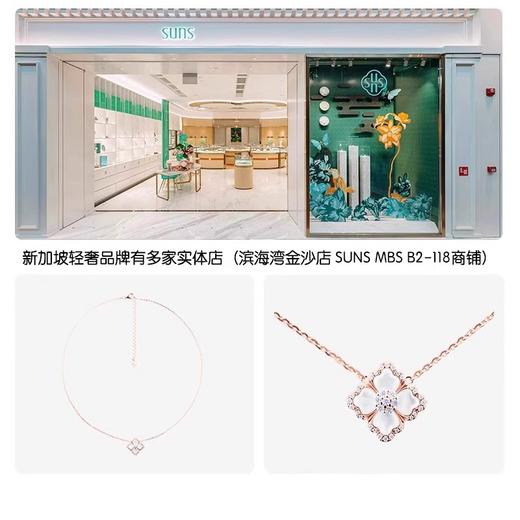 suns 贝母四叶草S925纯银项链女轻奢小众锁骨链2024新款送女友老婆礼物礼品 商品图5