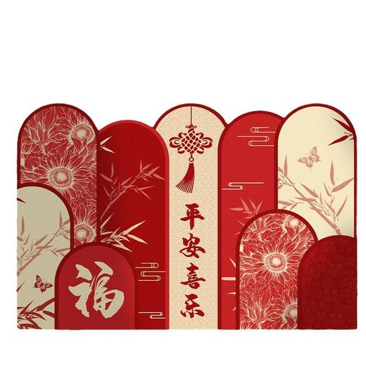 「数款可选！新古风」中古风入户门地垫 换鞋区耐脏易打理脚踏垫玄关门口吸水硅藻泥地垫居家日用布艺 商品图4