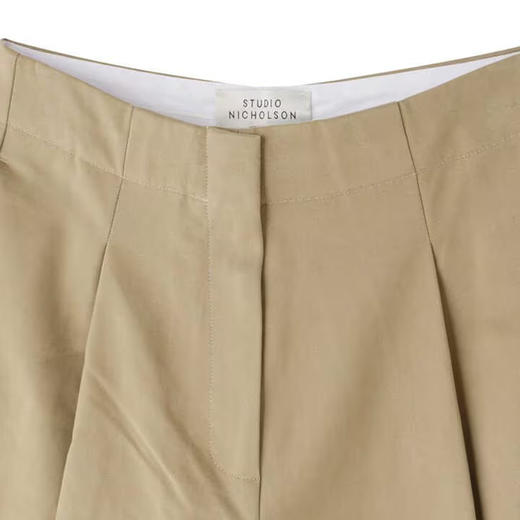 STUDIO NICHOLSON DEEP PLEAT 女式经典款廓形九分裤DORDONI 商品图1