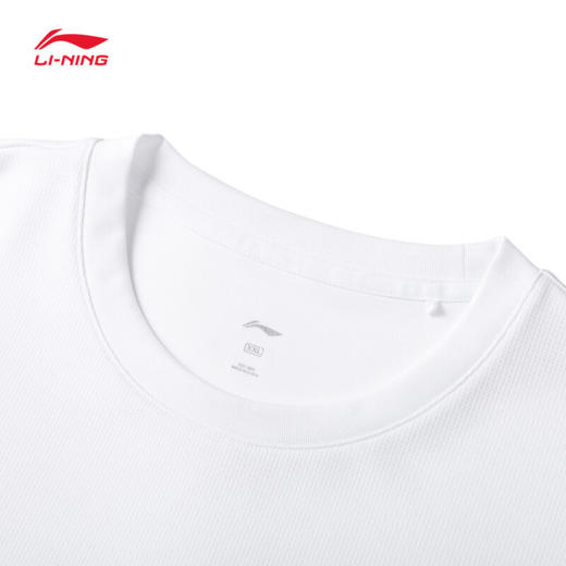 李宁羽毛球服男女同款经典系列透气速干短袖文化衫 大logoT恤ATSU493 商品图3