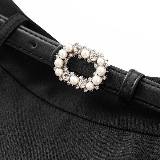 【高货wl】全新升级【铂金会员247/天猫329/差价82】(22255) 洛诗琳高级感端庄半身裙2025春季高腰遮胯显瘦A字大摆裙 商品图4