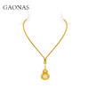 GAONAS  元宝鼓瑟新中式金色葫芦项链11247XGO 商品缩略图0
