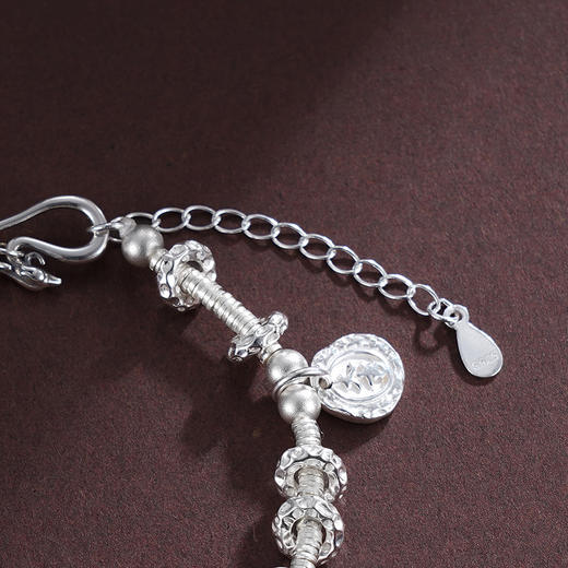 子佩集S925银【清雅喜乐】手链纯银【SL00857】腰缠万贯盘缠福字珐琅彩2501 商品图7