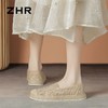 ZHR网纱透气新中式渔夫鞋2024新款一脚蹬单鞋时耐磨尚小香风女鞋 商品缩略图8