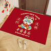 【马年限定❗️纳福喜庆红地毯】柔软舒适，毯面厚实，新年春节卡通生肖水晶绒入户门垫家用玄关地垫耐磨易打理门口脚垫年货 商品缩略图8