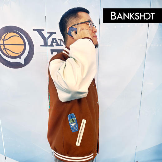 【听老杨原创】贪吃蛇主题刺绣/毛巾绣 PU皮袖棒球服 商品图2