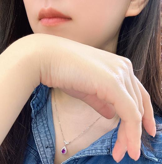 1.04ct刻面紫蓝宝吊坠 商品图1