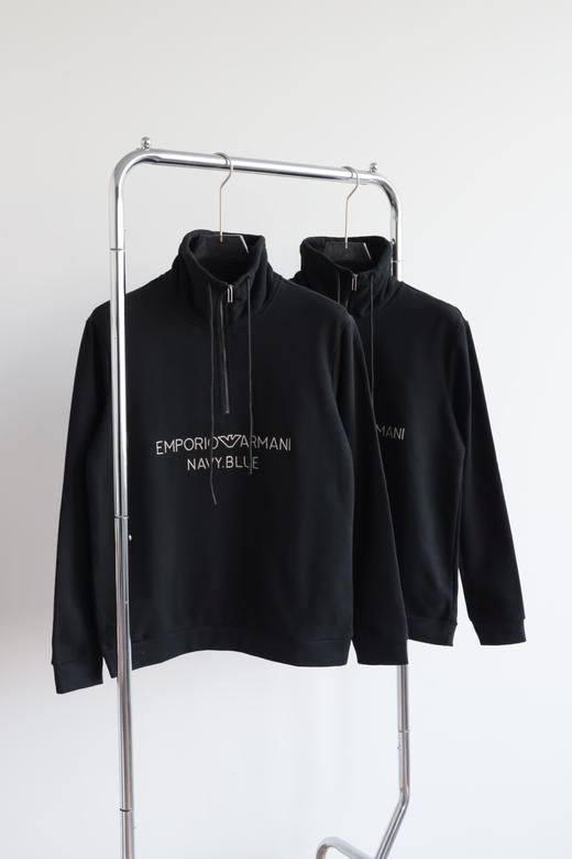 E@ 半拉链 厚毛圈高领卫衣外套 WY886 商品图2