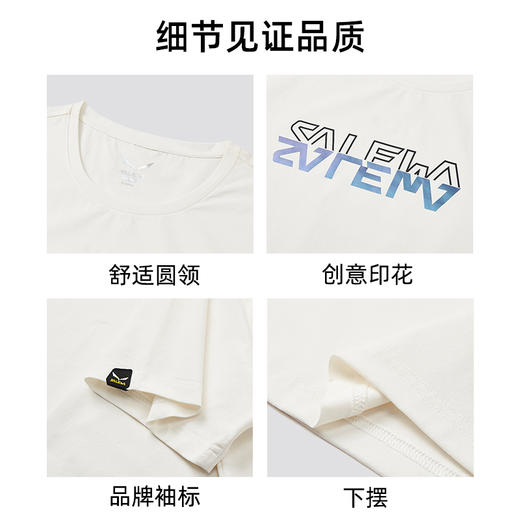SALEWA|男式速干T恤 SWAJK810568 商品图3