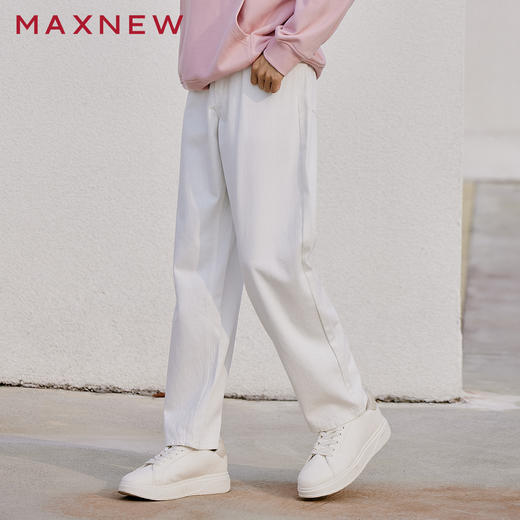 【长裤】休闲直筒牛仔长裤 1P1114605 商品图0