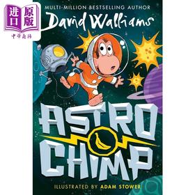 【中商原版】大卫威廉姆斯 星际猩猩 David Walliams Astrochimp 英文原版 全彩漫画故事绘本 动物太空冒险故事 进口儿童读物