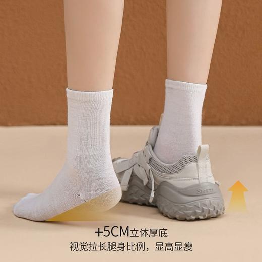 ZHR则则厚底运动休闲鞋女2024新款网面大头老爹鞋软底户外登山鞋 商品图2