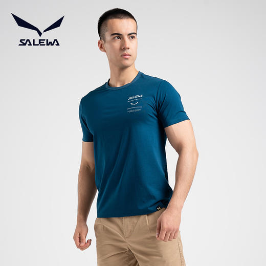 SALEWA|男式短袖棉T恤 SWAJJ810031 商品图4