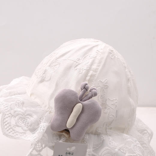 棉果果专柜同款春夏女童蕾丝公主帽M224400400090 商品图6