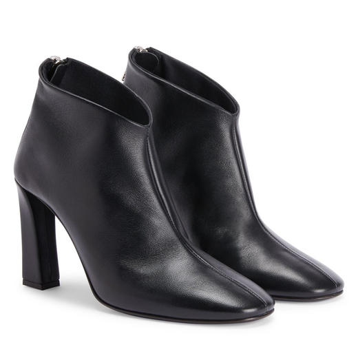 Giuseppe Zanotti 女士柔软皮革高跟短靴 黑色 I470020001 商品图1