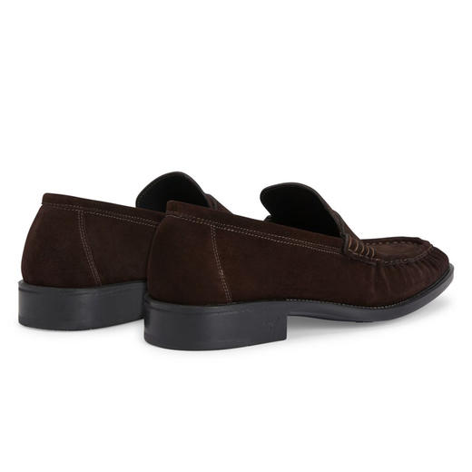 Giuseppe Zanotti 男士绒面便士乐福鞋 咖色 IU40001007 商品图2