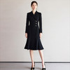 IWY/黑色鱼尾连衣裙新款女春季高级性感裙子西装裙子Q1250 商品缩略图0