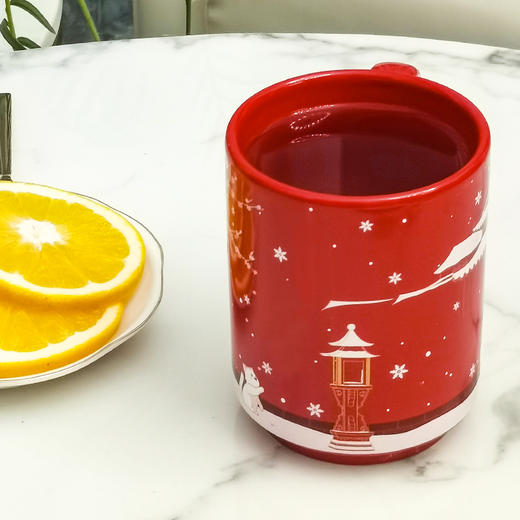 【经典】宫廷文创 雪遇宫廷感温变色杯  精品陶瓷杯 特邀中国陶瓷艺术大师林正茂老师监制马克杯 宜礼宜藏 商品图4