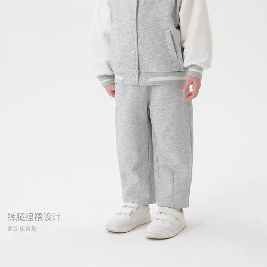 马克珍妮女童百搭时尚运动卫裤宝宝校园神裤2025年春装新款250277 商品图2