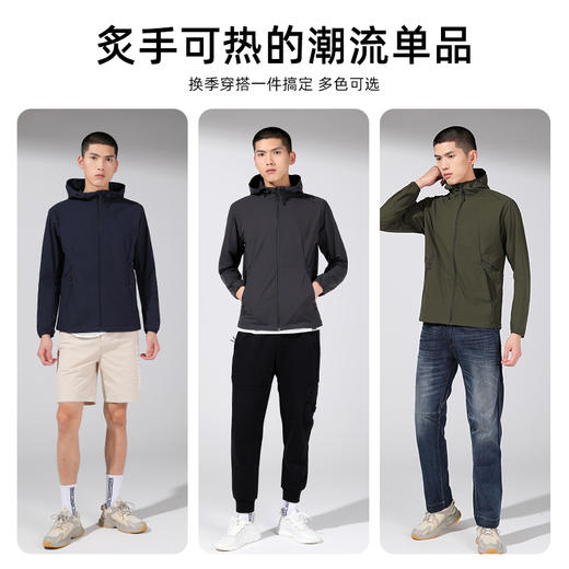 Senselead|男式防风外套 SSAEI81103 商品图4