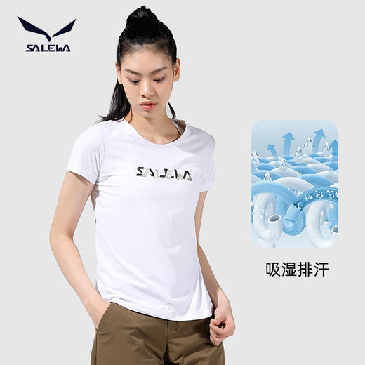 SALEWA|女式速干T恤 SWAJI82015 商品图1