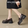 ZHR则则复古法式小皮鞋2024新款英伦乐福鞋厚底单鞋jk女鞋一脚蹬 商品缩略图9