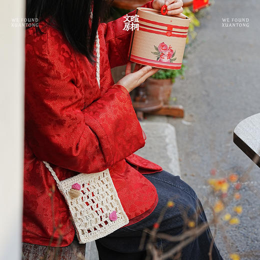 暄桐文房 好运随身 斜挎包 商品图3