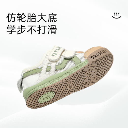 泰兰尼斯学步鞋男宝宝网布透气面包鞋春季新款机能鞋女童软底鞋子   T01T5A6311 商品图4