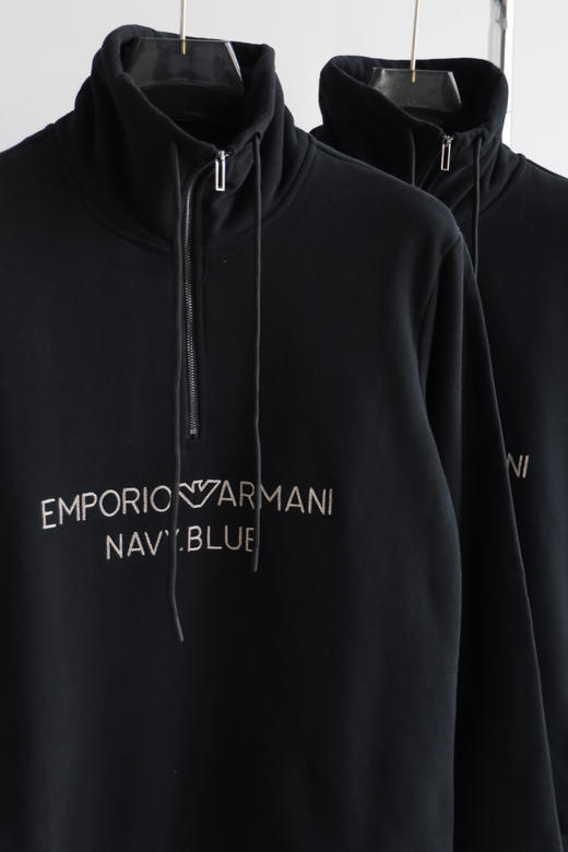 E@ 半拉链 厚毛圈高领卫衣外套 WY886 商品图3