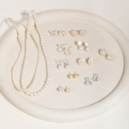 MS Lemuguet 天然淡水珍珠首饰 精选6A级珍珠 纯银配件不易过敏 商品图4