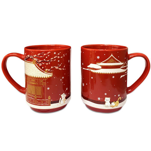 【经典】宫廷文创 雪遇宫廷感温变色杯  精品陶瓷杯 特邀中国陶瓷艺术大师林正茂老师监制马克杯 宜礼宜藏 商品图7