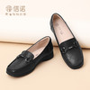 信诺真皮百搭乐福鞋女款舒适软底单鞋2025春季新款妈妈鞋中年皮鞋5C1950-7 商品缩略图1