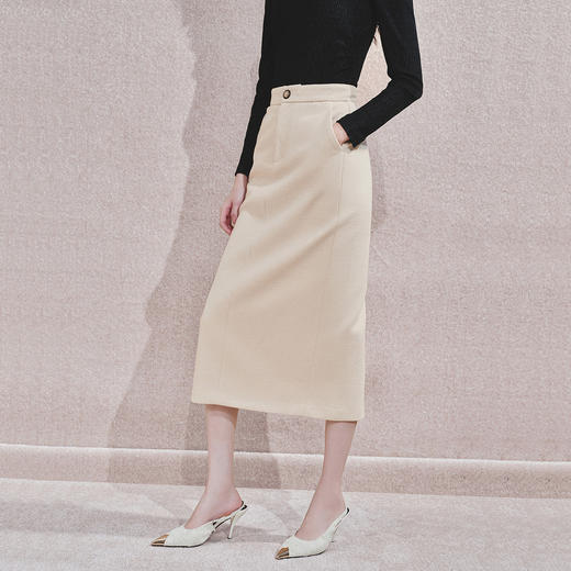 浪漫优雅包臀半裙2024秋季半裙女MF85SK751M40 商品图0