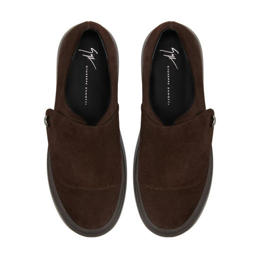 Giuseppe Zanotti 男士绒面革休闲运动鞋 棕色 IU40002004 商品图3