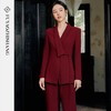 IWY/扶摇系列 安可拉红西装套装女国风盘扣西服外套新中式职业装FYCP530 商品缩略图0