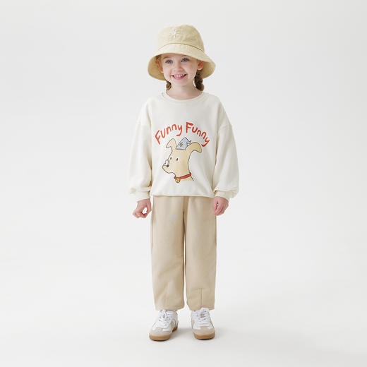 马克珍妮女童百搭时尚运动卫裤宝宝校园神裤2025年春装新款250277 商品图1