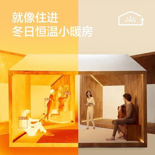 【有棵树】【厚款215g】保暖内衣套装女士秋衣秋裤款加厚打底内衣(货号:YSBW1017) 商品图2