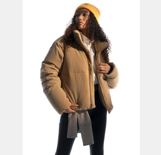 【2026新年冬装好礼】【商品热卖中，如无货将做自动退款】
安德玛女子UA Limitless热冬系列灯芯绒羽绒夹克1384652-263 商品图1