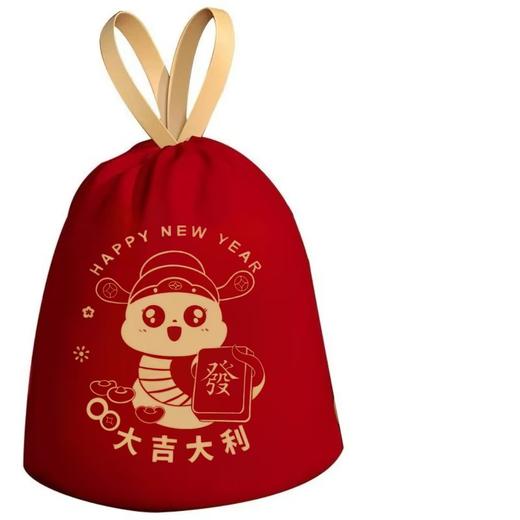 「新年限定款！加厚提手设计」2025年蛇年图案抽绳垃圾袋加厚手提式家庭办公室用居家日用穿绳垃收纳整理清洁工具 商品图4