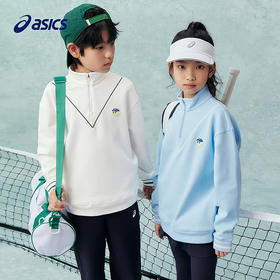 【商场同款】Asics/亚瑟士童装2025年春季新儿童运动长袖卫衣T恤