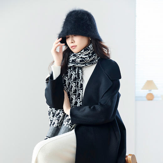 火桐hooton 纯山羊绒拉绒针织帽82614 商品图3