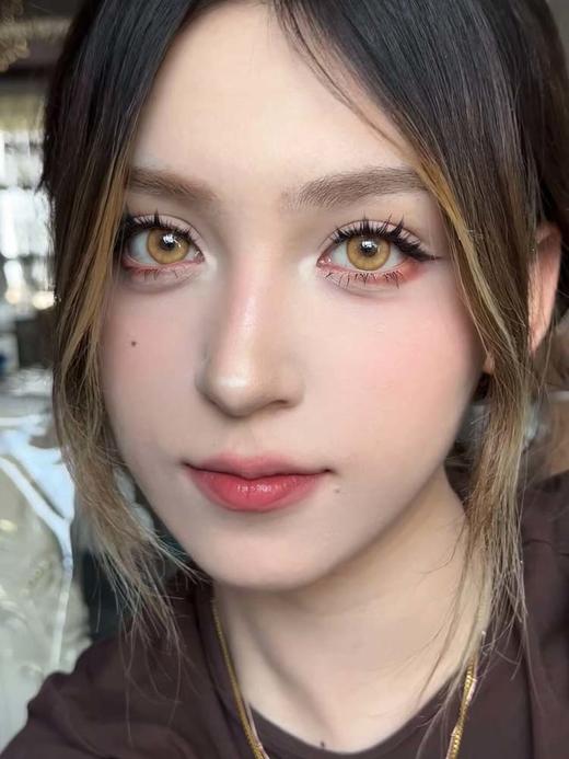 puppbuli 半年抛美瞳 封尘雪影 直径14.2mm着色13.6mm 商品图0